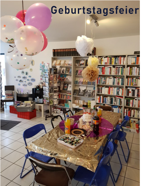 Geburtstag feiern in der Buchhandlung I Buch-VorOrt I Die Bierstadter Bücherstube