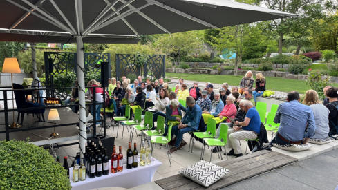 Lesung Andreas Wagner I Gramenz Ideengarten I Buch VorOrt  I Wiesbaden liest